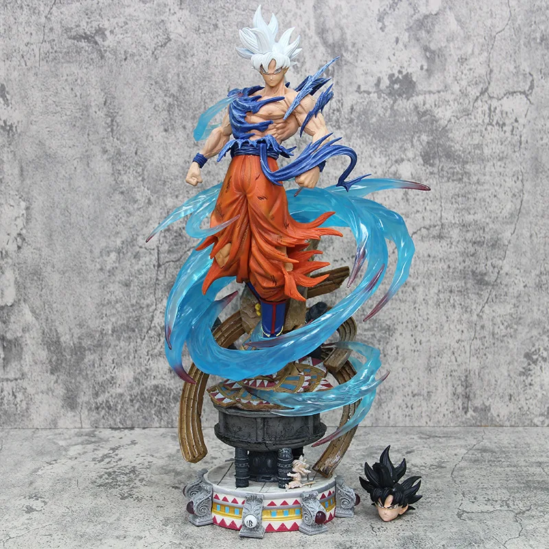 Dragon Ball Yunqi Series Free and Ultimate Wukong Super Divine Form Anime Modelos de mano Adornos Estatuas Regalos de cumpleaños cool