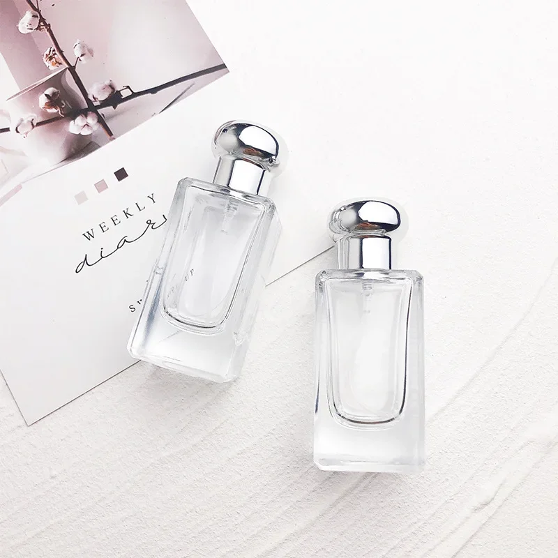 30ml Perfume Split Bottle Glass Press Empty Spray Bottle Screw Cosmetic Replacement Bottles High-end Small Sample Wholesale