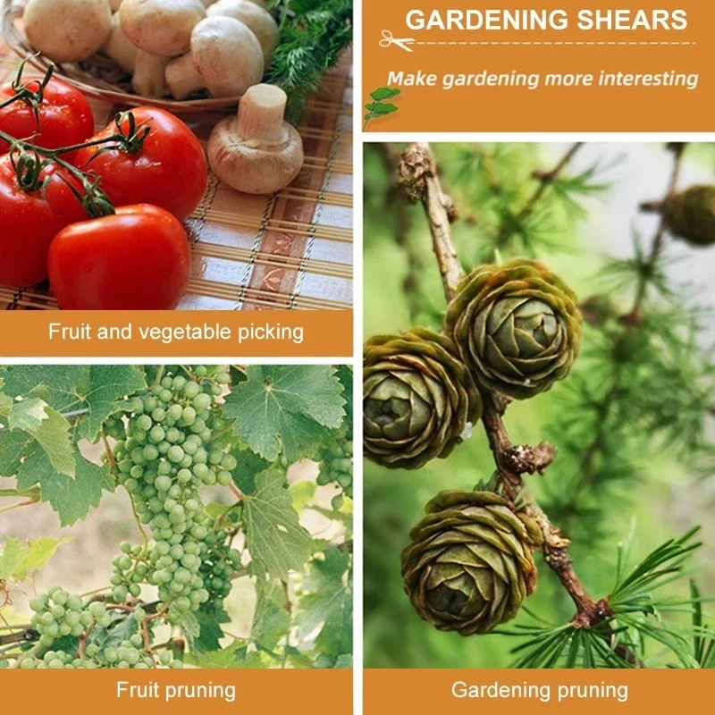 สวนมือ Pruner Micro-Tip Pruning Snips Leaf Trimmer ตรง Florist กรรไกรสำหรับพืชสวนกรรไกรตัดแต่งกิ่งกรรไกร