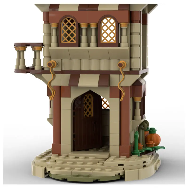 

Spot MOC-371pcs Small Particle Assembled Building Blocks Puzzle Toy Model Gift Set Ornament