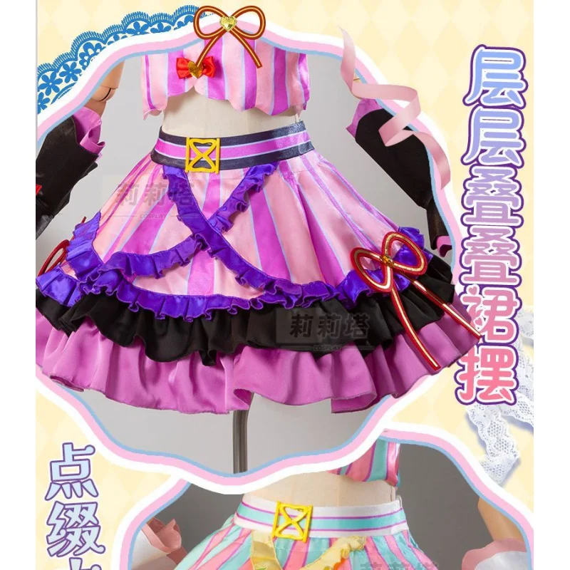 Nieuwe Anime Pripara Manaka Laala Hojo Sophy Cosplay Kostuum Leuke Lolita Jurk Accessoires Set Party Kerst Meisje Uniform Gift