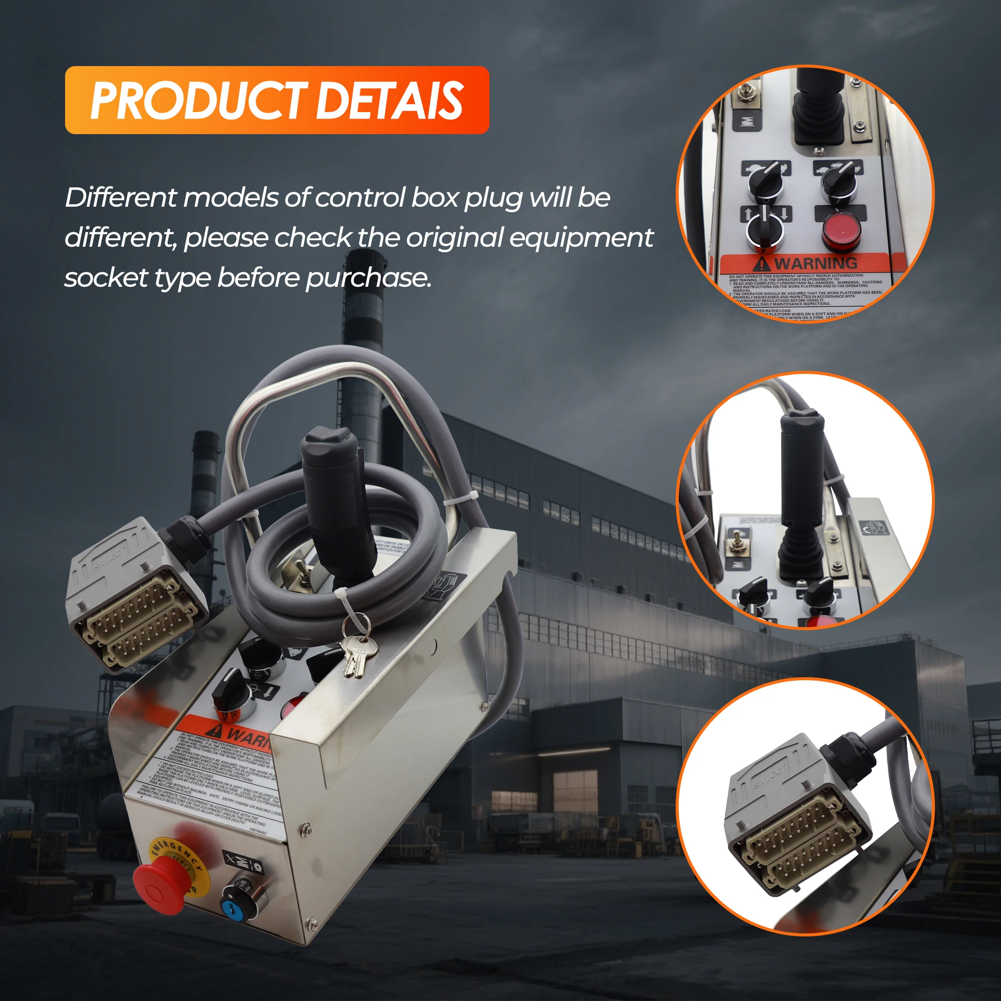 

Control Box 400091 for Skyjack Scissor Lift SJ7027RT, SJ7127RT, SJ7135RT SJ-600 Series Model 7027