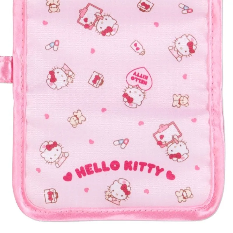 Sanrio Hallo Kitty Anime Kawaii Karte Aufbewahrung tasche niedlichen Cartoon kt Katze Falt reiß verschluss tragbare Reisetasche Mode Geschenke für Mädchen