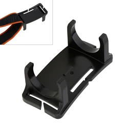 22.5mm LED Flashlight Headlight Bracket Mount Holder for 22mm-26mm Headlamp Strap Portable Black LED Head Lamp Torch Holder