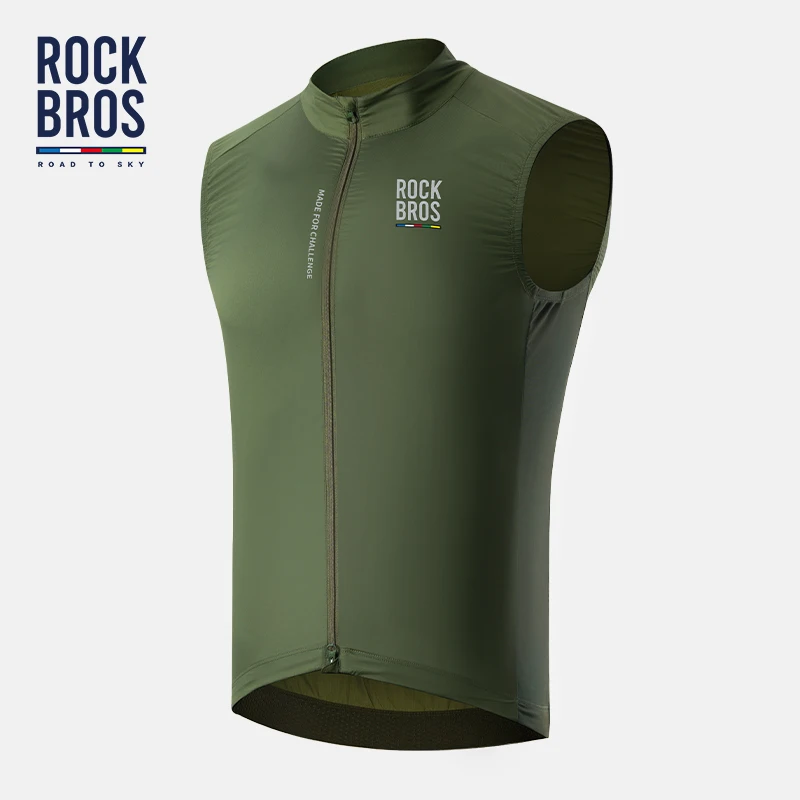 

ROCKBROS ROAD TO SKY Summer Cycling Vest Mens Women Short Sleeved Breathable Bike Road MTB Bicycle Clothing Vest