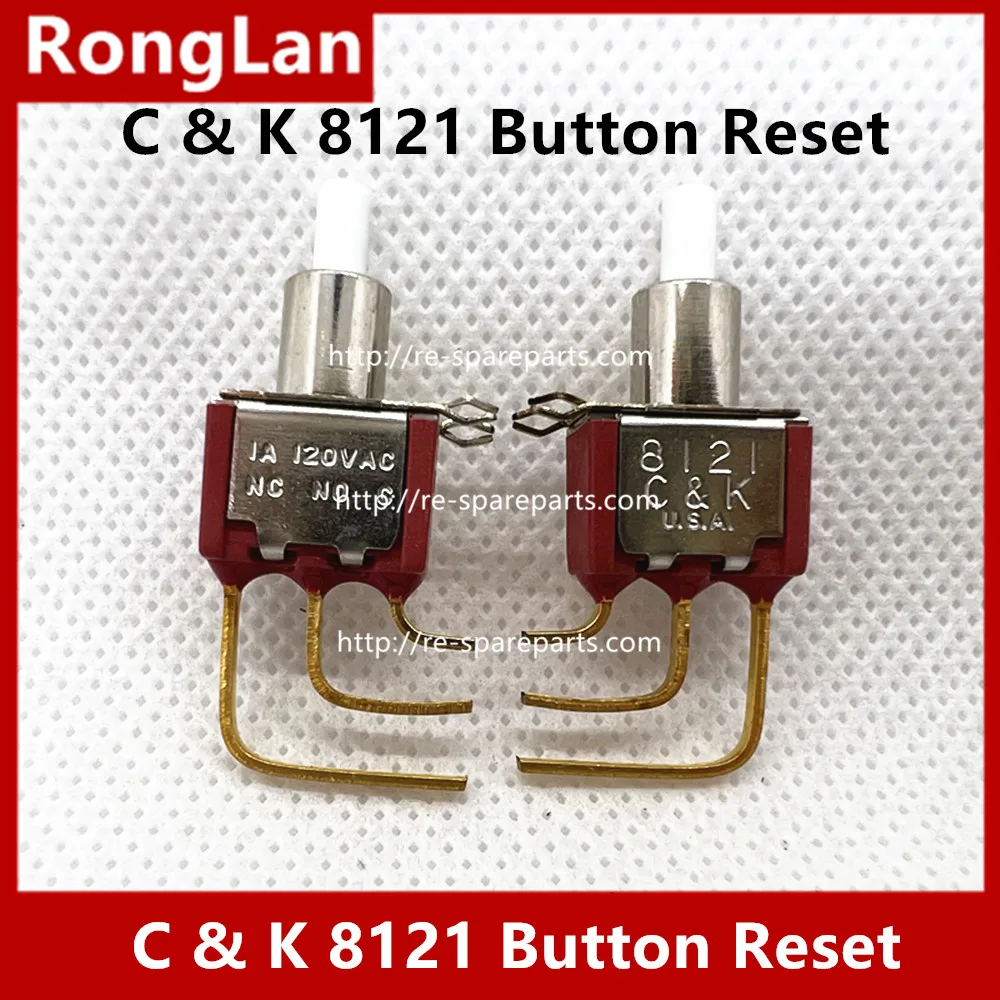 Imported US C & K 8121 Button Reset 3 Foot Bending Button Self-Elastic Power on and off 1a120v -20pcs