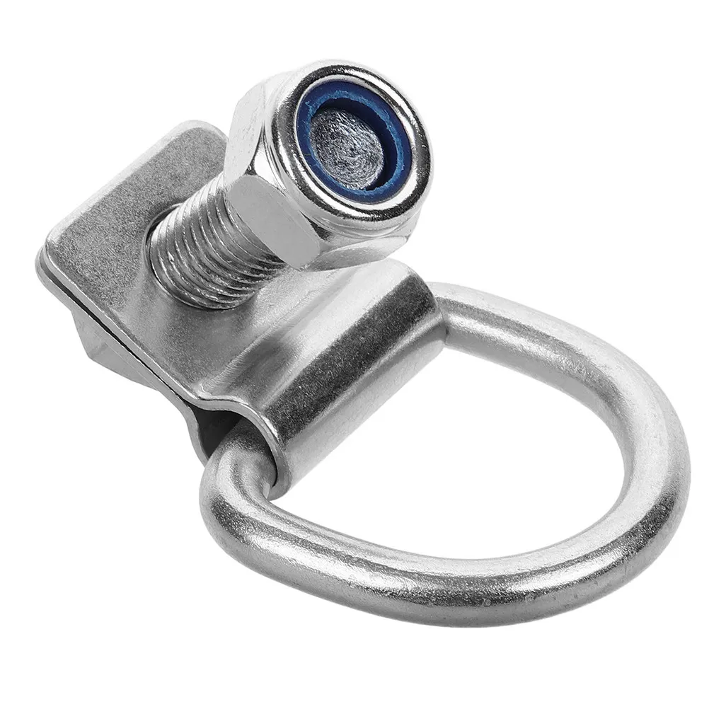 Tow Truck Hook And Chain Hitch Tie Down For Van Car Towing Front Bumper Hooks Tie Down Rings With Screws Bolts On Trailer Truck