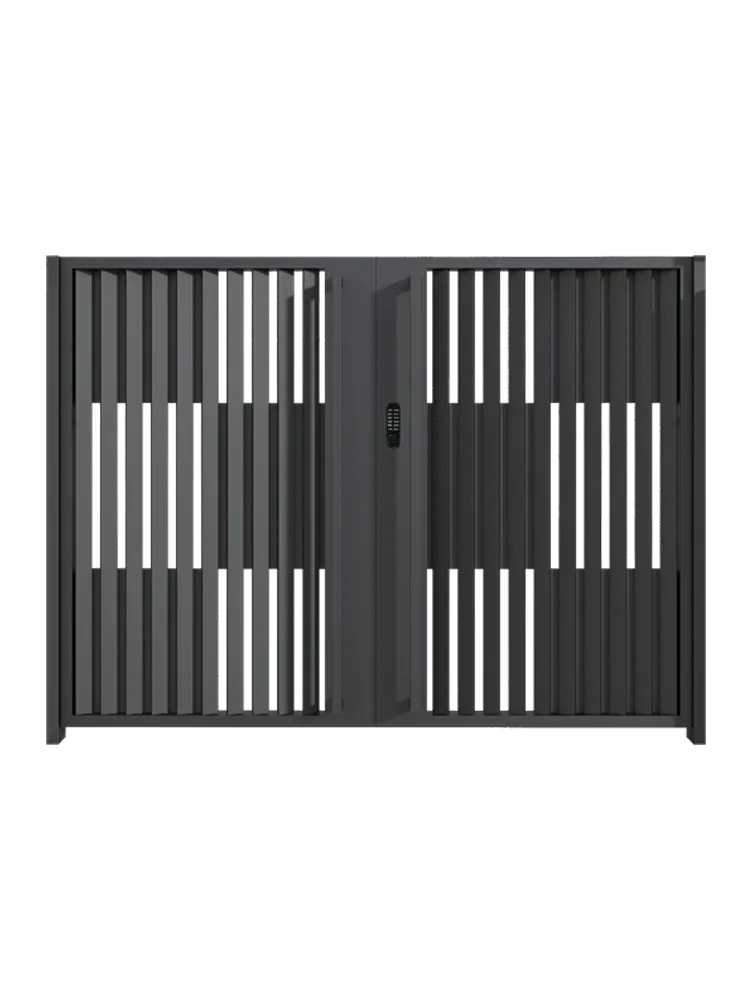 

Aluminium alloy outdoor courtyard villa gate stainless steel garden gate