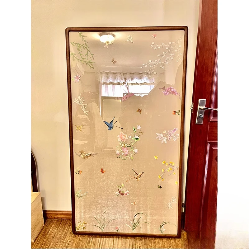 

Living room decorative painting embroidery sofa background wall mural hanging painting