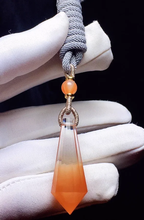 high grade Natural stone Crystal Egyptian Pendulum Spirit Dowsing Pendulum Natural Healing Reiki Yoga Balancing Pendent