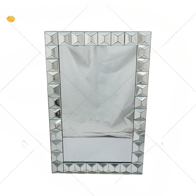 Manufacturer: Nordic diamond mirror, bathroom mirror, glass, hanging mirror, modern wall decoration, decorative ,