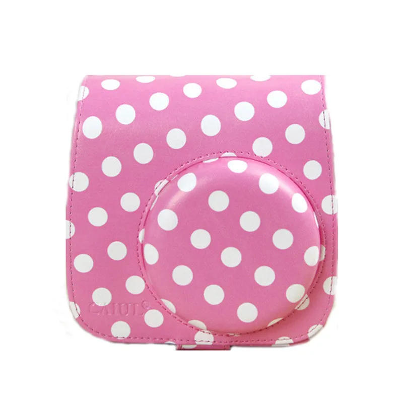 Watercolor PU Leather Camera Case for Fujifilm Instax Mini8 8+ Mini 9 Camera Protective Bag