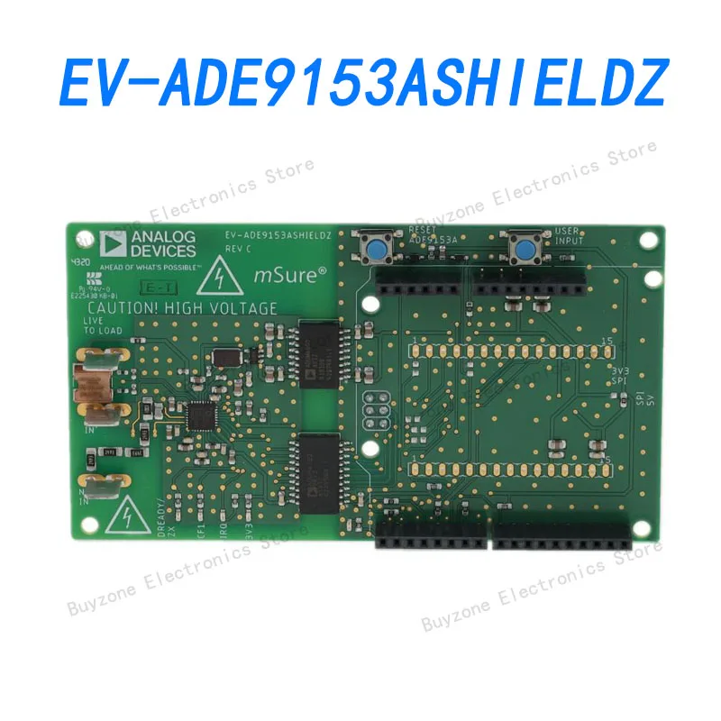 EV-ADE9153ASHIELDZ Power Management IC Development Tools ADE9153A Arduino Shield Evaluation Board