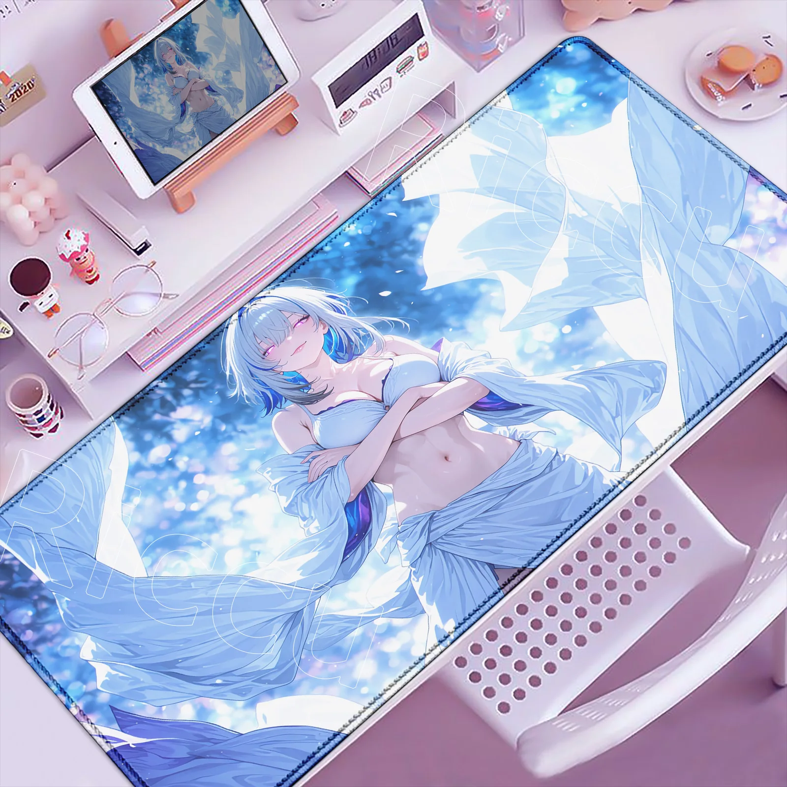 

Large Wuthering Waves Phrolova CANTARELLA Galbrena Mouse Pad XXL Gaming Computer Gamer PC Keyboard Mouse Mats Non-Slip Mousepads