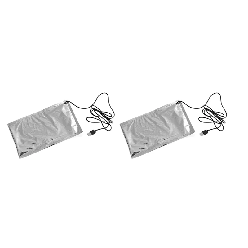 ABVB-2X Outdoor Tool USB Thermostat Heat Preservation Plate Bag Lunch Plate Food Bag Heater Milk Thermal Warmer Bag