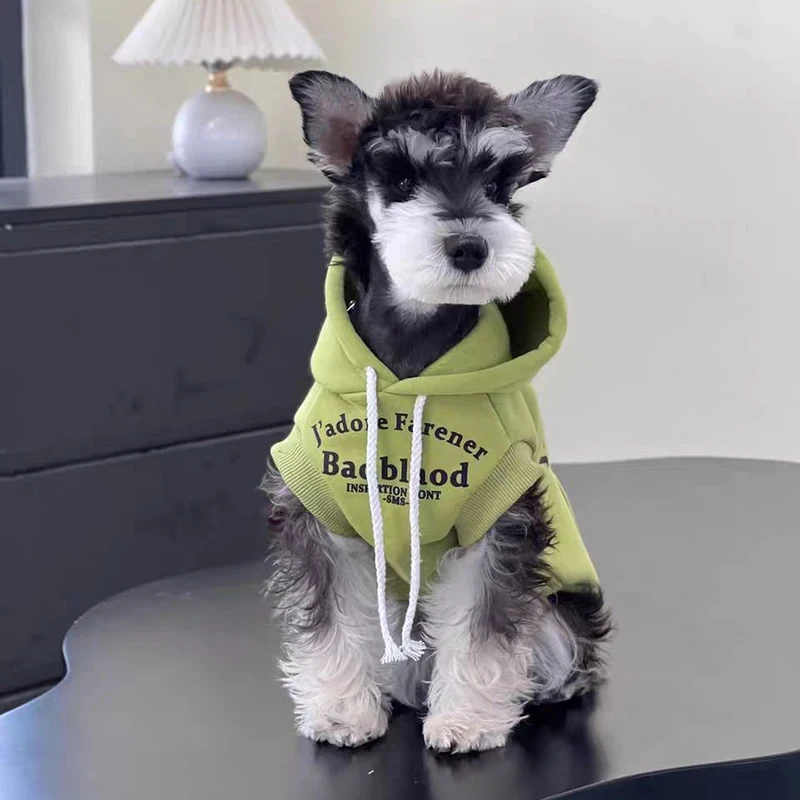 

Dog Clothes Winter Dog Hooded Sweatshirt Warm French Bulldog Puppy Coat for Small Medium Dogs Pet Costume Chihuahua Pug