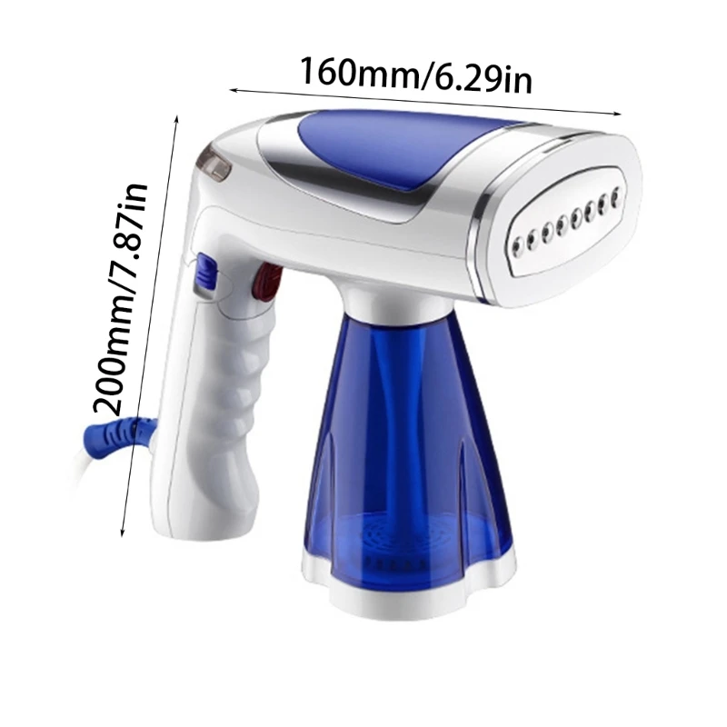 مكواة صغيرة محمولة من القماش، مكواة قوية للملابس من القماش، باخرة مناسبة للاستخدام المنزلي والفنادق والأعمال 918D