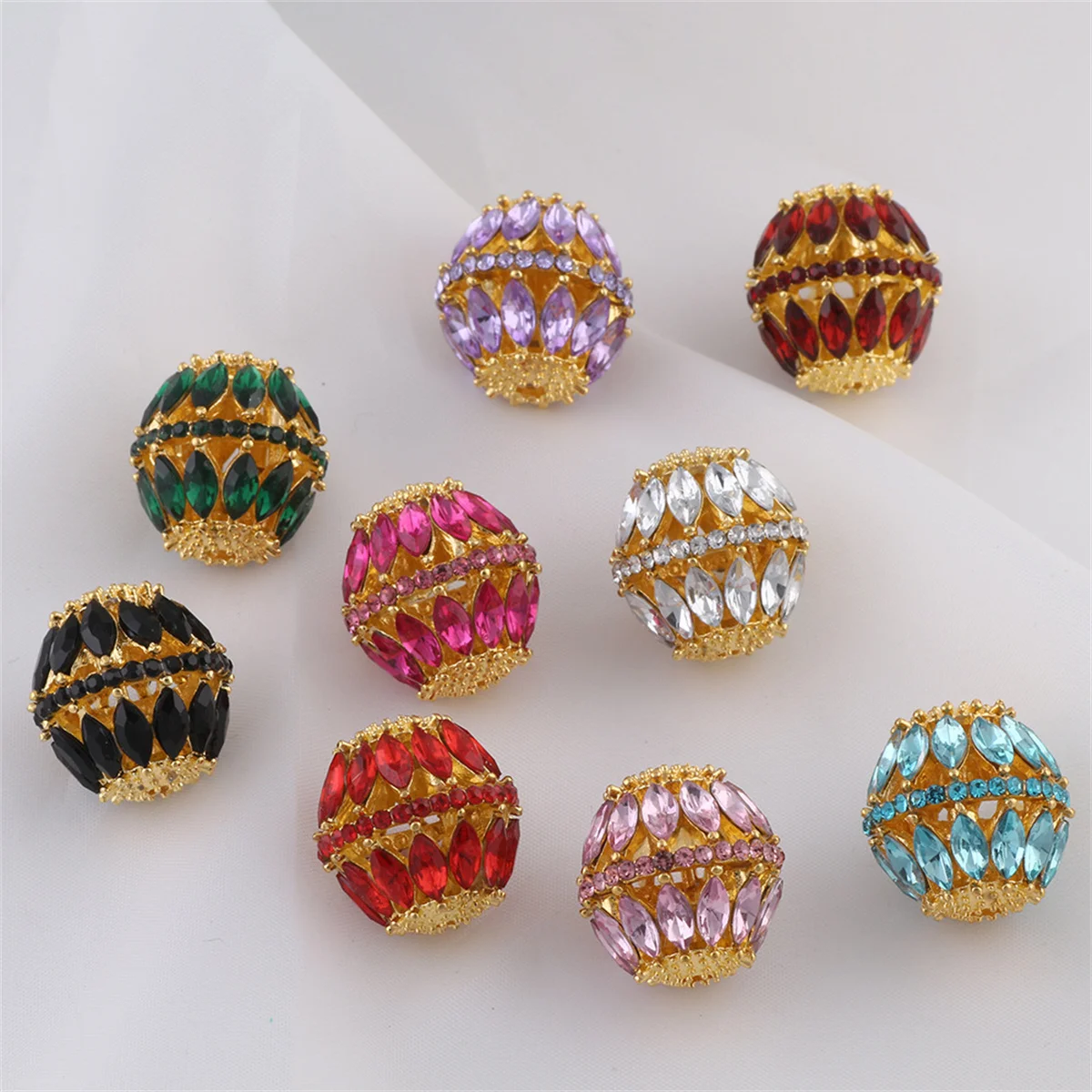 ST53 1pcs Love Beads Color  Flash Soft Sugar Beads DIY Bead Pen Jewelry Accessories Loose Beads Wholesale