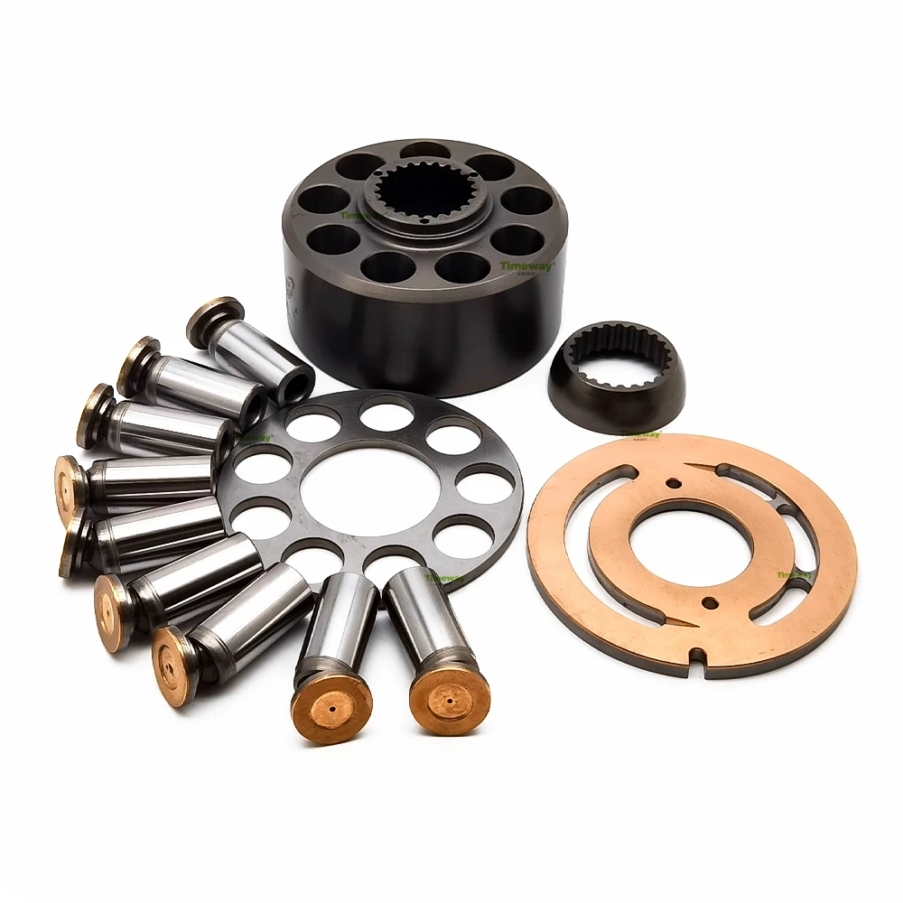 

Ремкомплекты для гидравлических насосов PSVK2, комплекты роторных групп для насосов PSVK2-25, PSVK2-25CKG-HS-6, KX161 Kayaba, запчасти для экскаваторных насосов