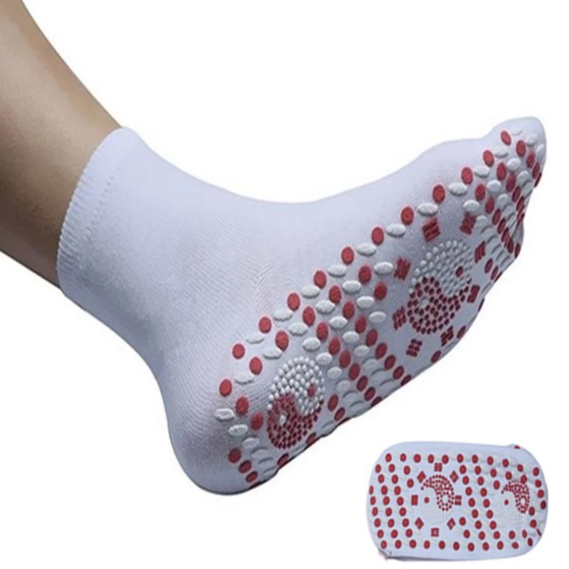 Comfortable Unisex Magnetic Socks Self-Heating Health Care Socks Tourmaline Magnetic Therapy And Breathable Foot Massager Warm