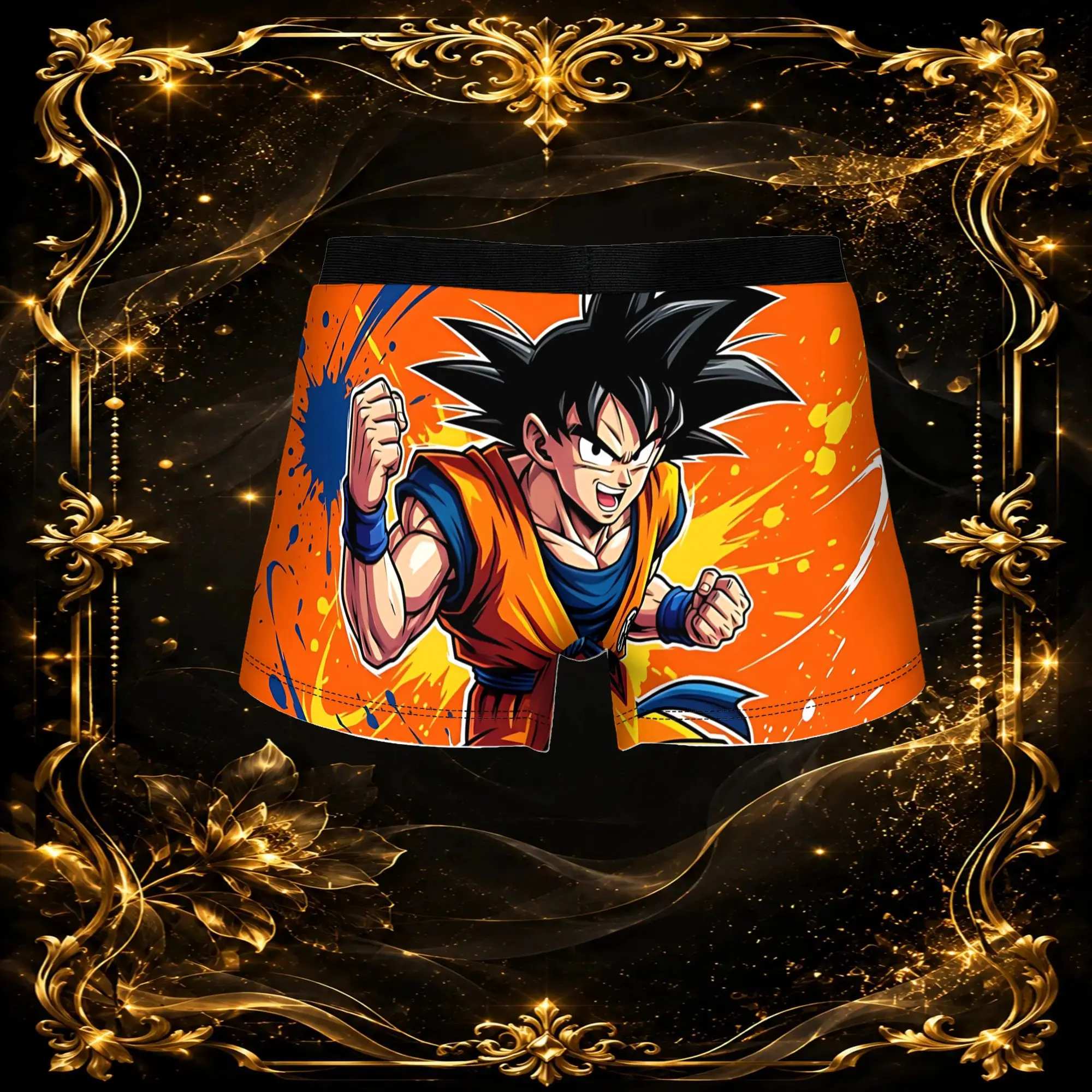 3Pcs  boxers Dragon Ball Z Underpants Homme Panties Men's Underwear Comfortable Shorts Boxer Briefs