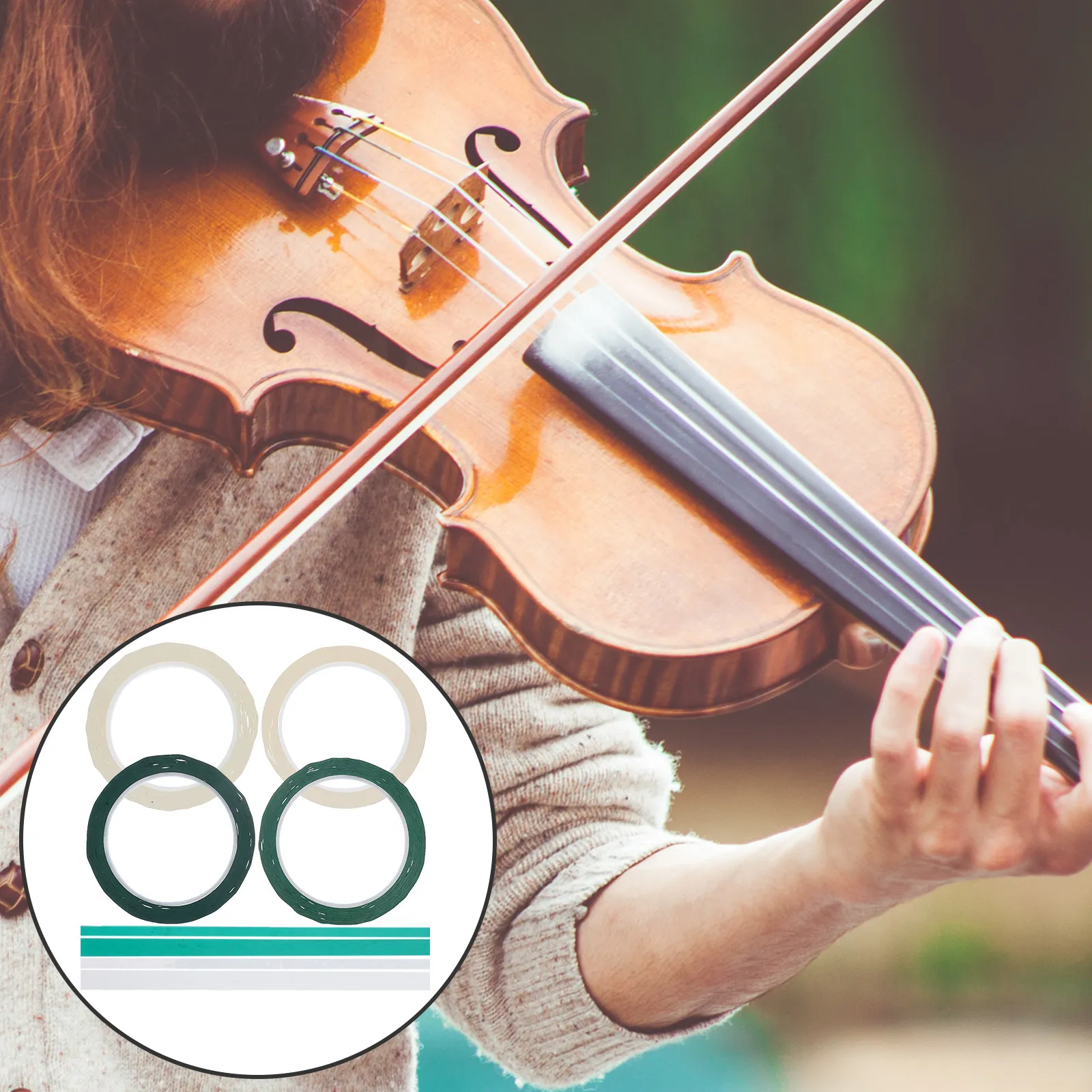 

Набор из 4 наклеек для скрипки на гриф, маленькие ПВХ-наклейки для обучения игре на струнных инструментах, принадлежности для начинающих
