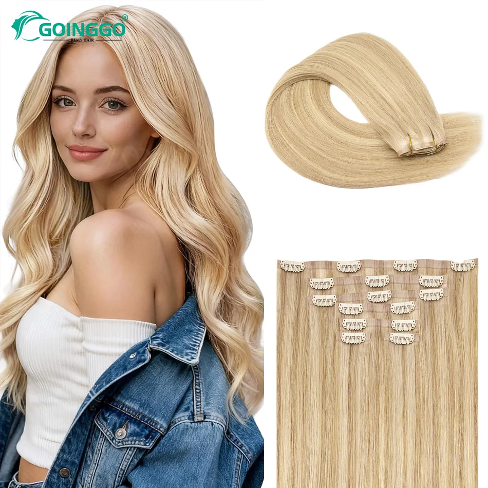 extensioni-per-capelli-umani-con-clip-invisibili-110g-balayage-biondo-dorato-e-biondo-chiaro-capelli-veri-p16-22