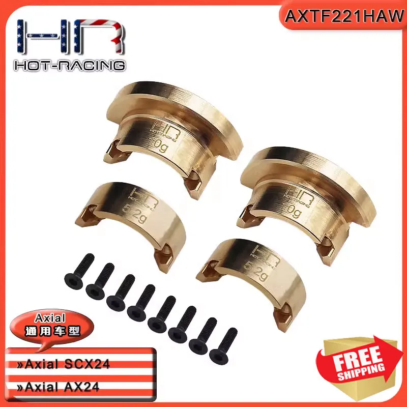 

Radio control RC HR heavy brass modular add-on outer knuckle weight for Axial AX24 SCX24 parts