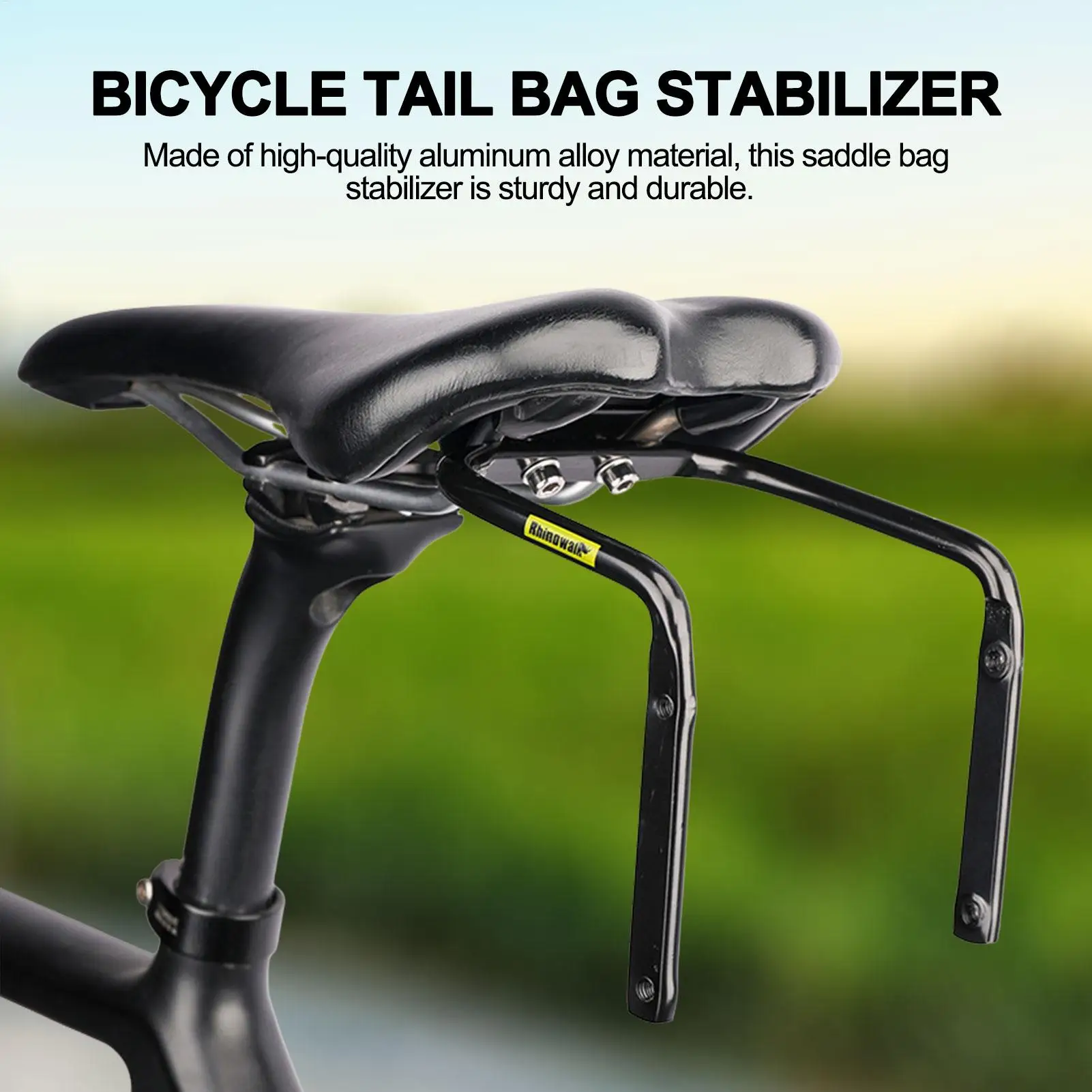 Bike Saddle Bag Stabilizers Saddle Bag Support Bracket Bike Water Bottle Holder For Bicycle Saddle Bag Anti-shake Rear Rack Bag