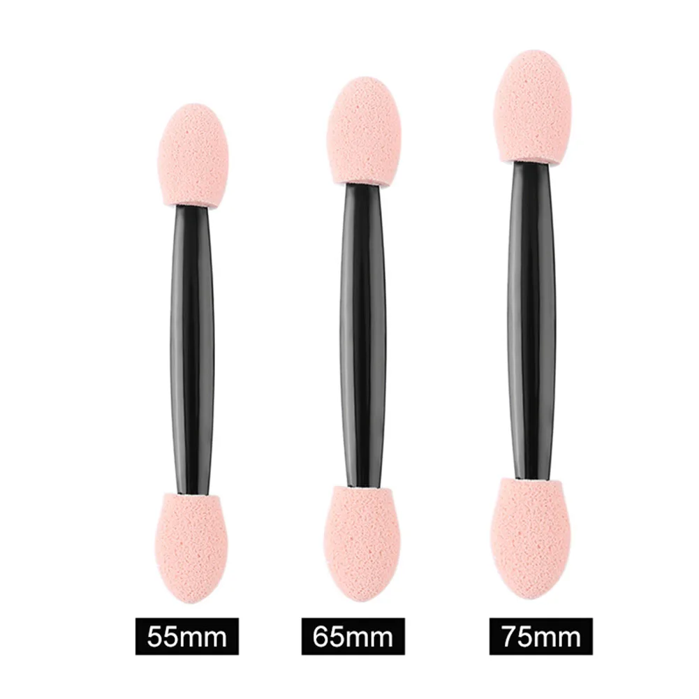 10 pçs pincel de sombra de olho maquiagem dupla face esponja conjunto de náilon pincéis de sombra de olho para aplicador cosmético ferramenta de maquiagem