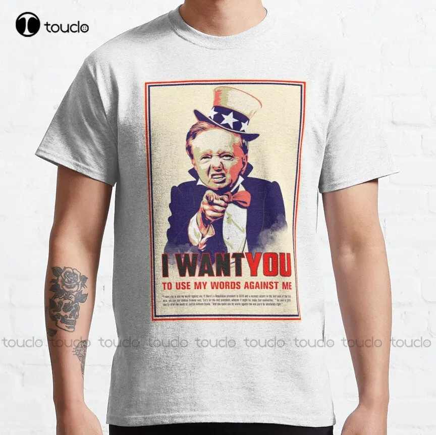 

I Want You Lindsey-Graham Classic T-Shirt Tee Shirts Mens Custom Aldult Teen Unisex Digital Printing Tee Shirts Pure Cotton New