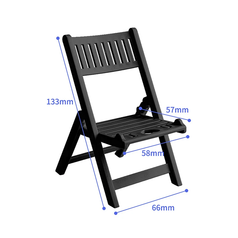 Beach Chair Bracket Cute Portable Desktop plastic Cell Phone Racks Desk Stand Holder For Mobile Phone Tablet Home Accessories