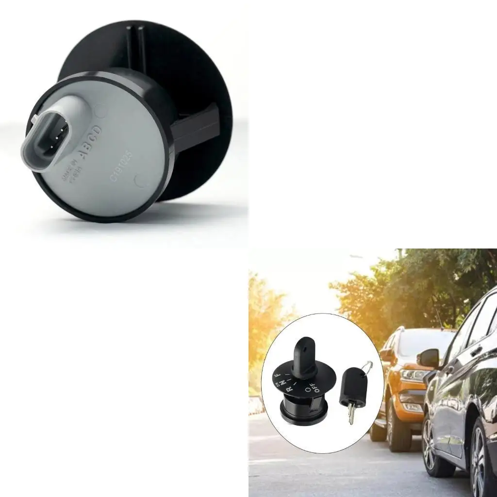 31BC 4 Position Ignition Switch 605637 with 2 Keys Replacement for EZGO RXV 2008-Up