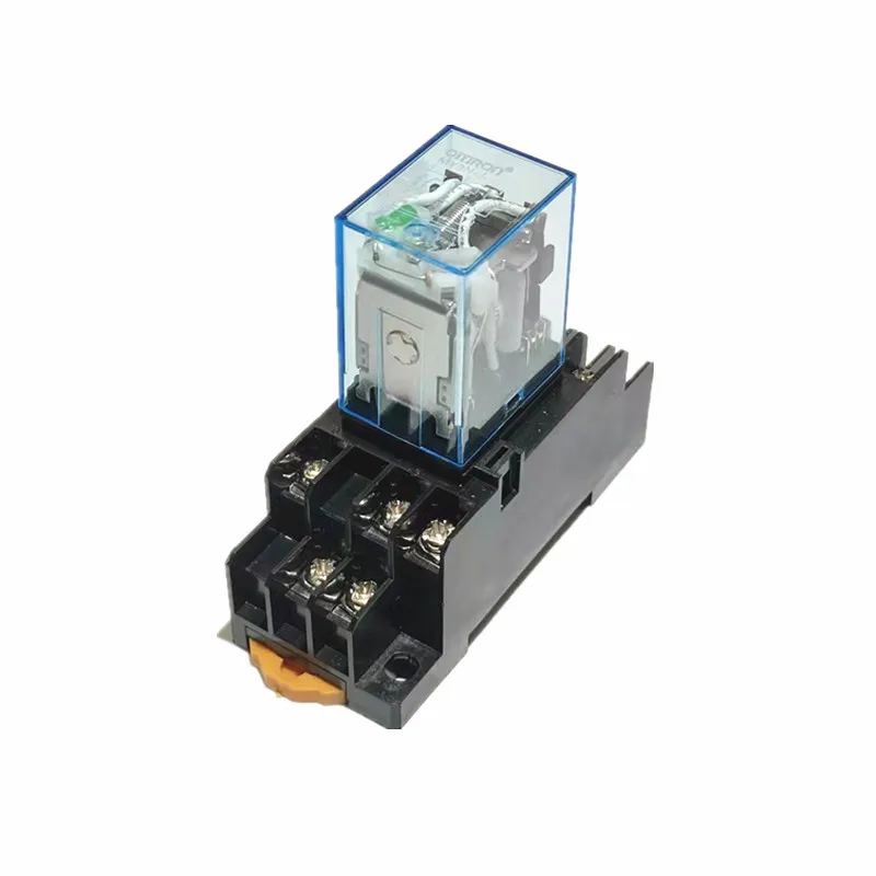 MY3P HH53P MY3NJ DPDTMiniature Coil Generalelectromagnetic Intermediate Relay Switch WithSocket Base LED AC 110V 220V DC 12V 24V