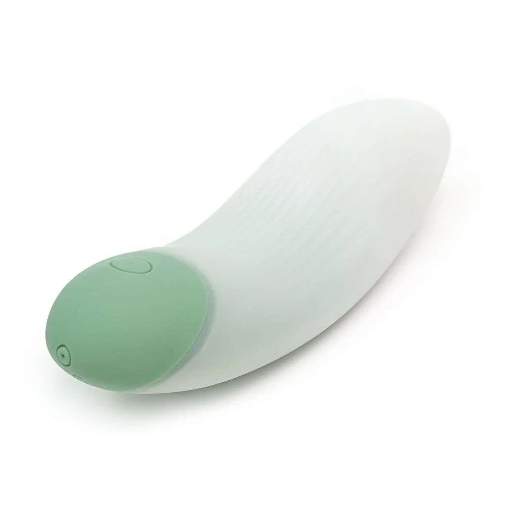 Wosilicone popular gradient design sex toys vibration leaf shape vibrator breast massager mini vibrator vaginal for women