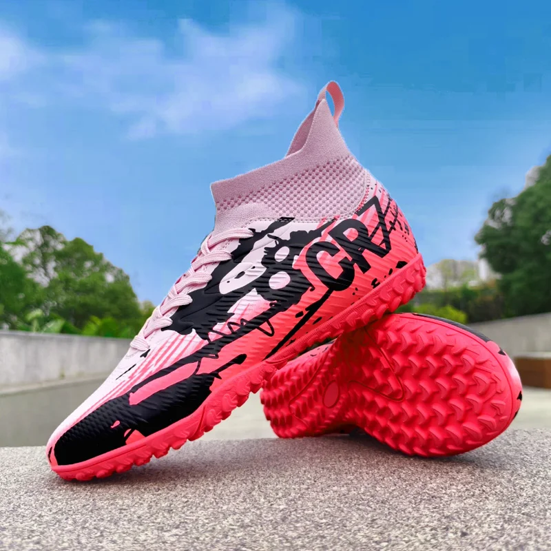 

Mens Soccer Shoes Women Adults Society Football Cleats Ultralight Training Soccer Sneakers Outdoor Professional Football Boots