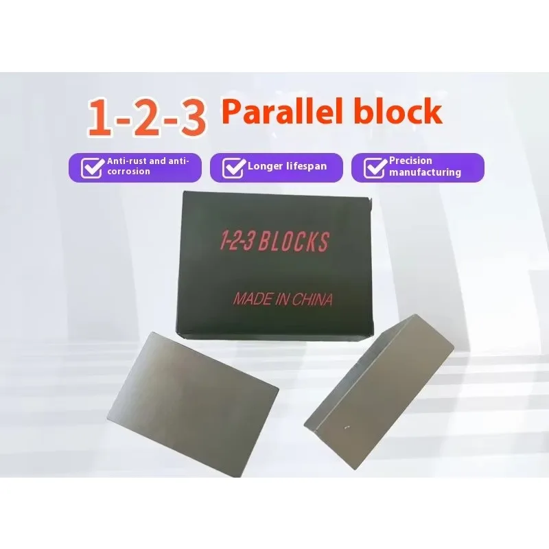 TEBAK Parallel Blocks Clamping Block Set Inch Size Metric Size 2pcs Precision Block