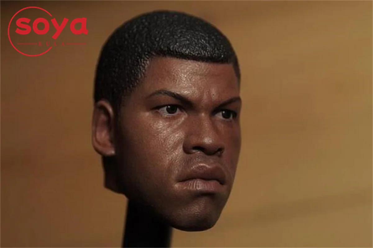 1/6 スケールのヨーロッパとアメリカの黒肌の頭の彫刻モデル 12 インチ男性兵士アクションフィギュアボディ人形用