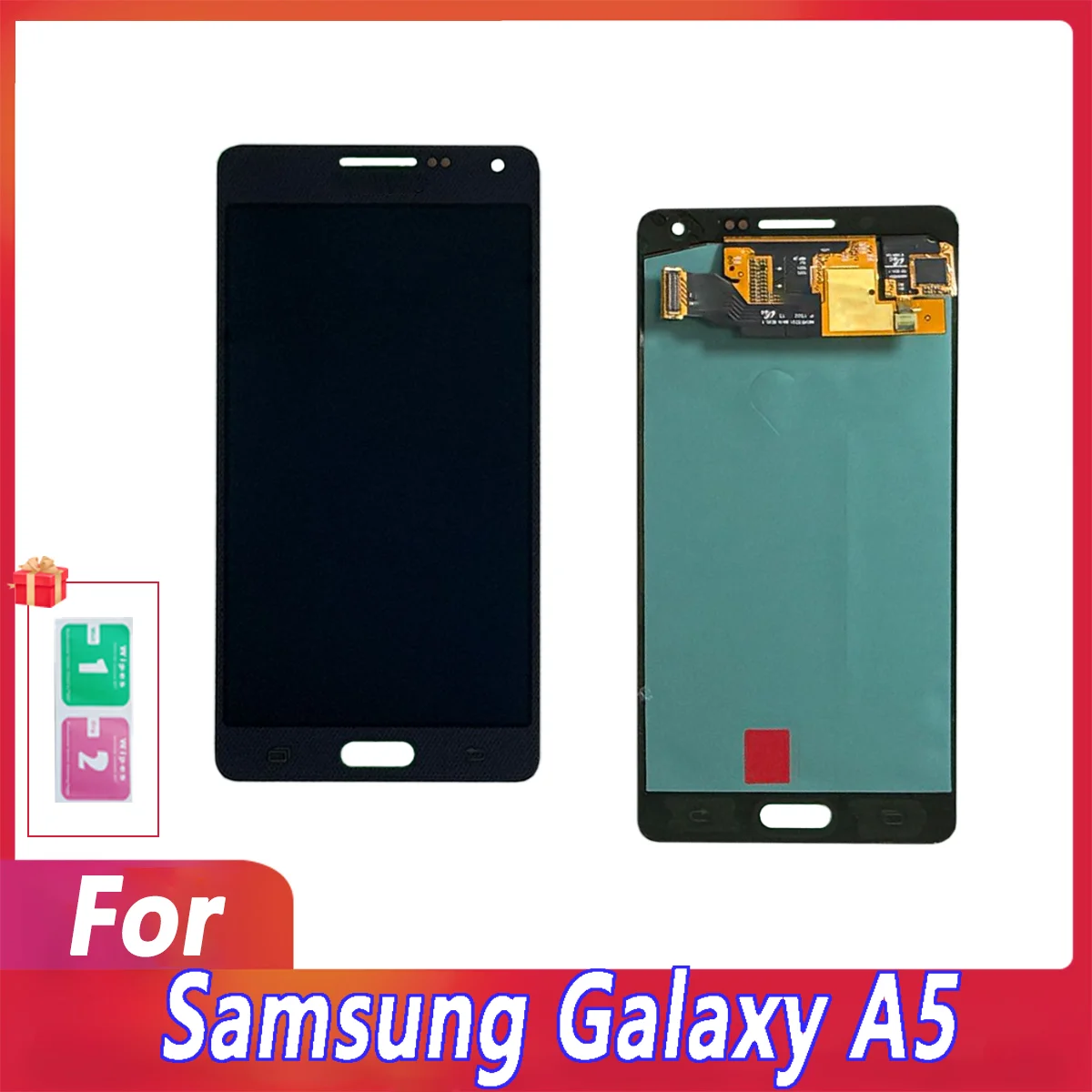 Nova tela oled a5 para samsung galaxy a5 display lcd tela de toque digitador assembléia testado peças montagem para a500f/a500m lcd