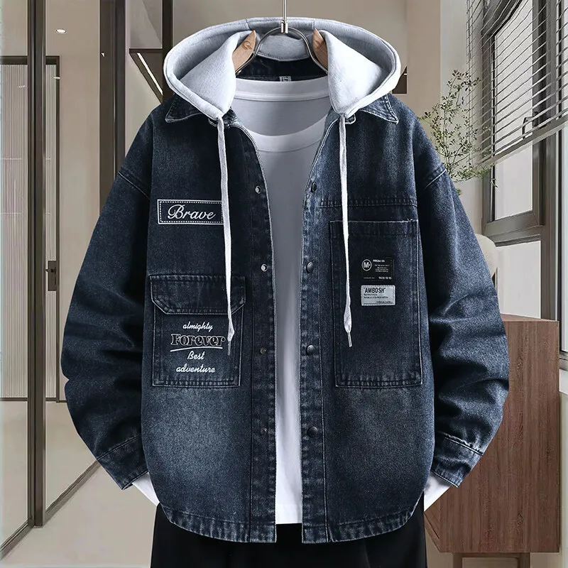 

Men'S Spring And Autumn Casual Outerwear Youth Stylish High School Student Trendy Autumn Versatile Coat