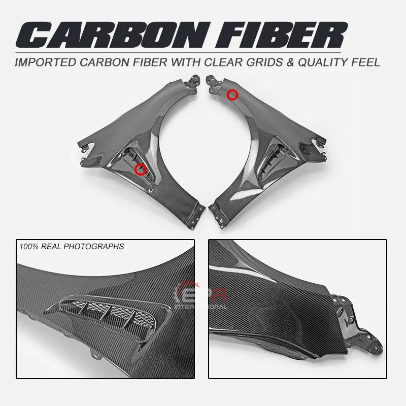 

Wisdom Workshop Compatible Toyota Hatchback Corolla Carbon Fiber Modification Parts Front Fender with Openings Fron