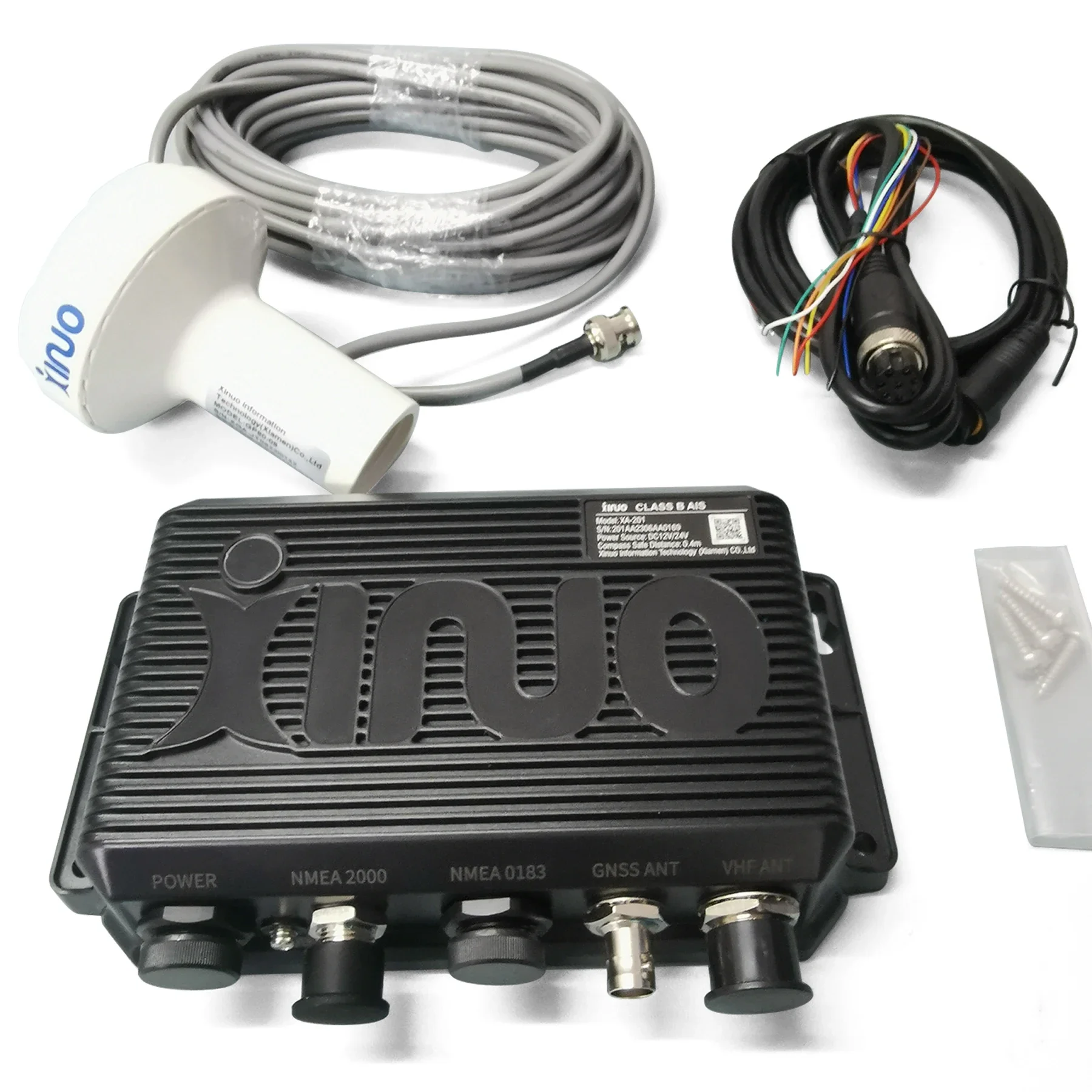 XINUO XA-201 nmea2000 نظام تحديد ais البحرية البحرية AIS فئة B محول المستجيب المدمج في WIFI عن طريق تطبيق الهاتف