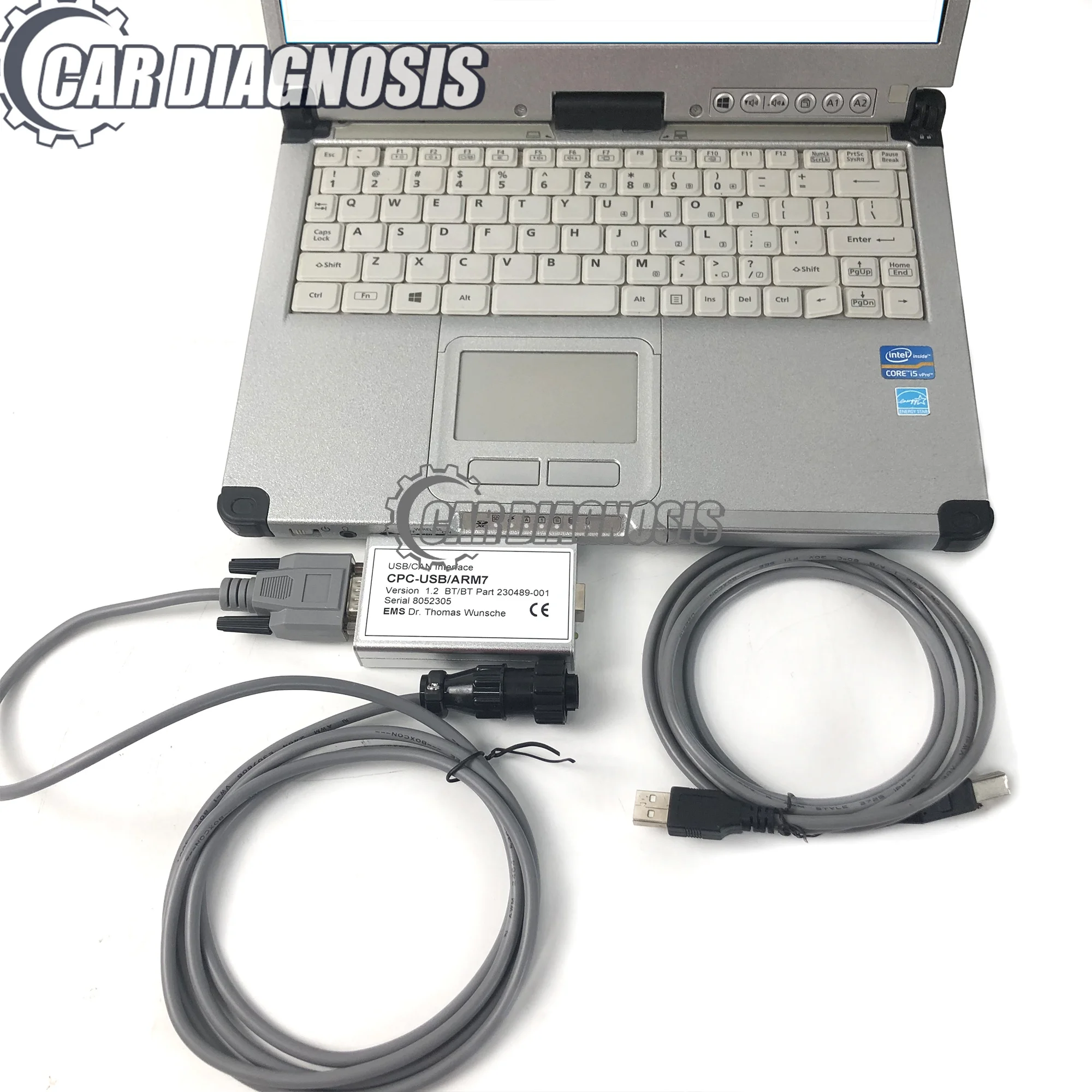

C2 LAPTOP for Toyota Truck Forklift Diagnostic Tool For TOYOTA BT Serial 8052305 TruckCom USB CAN Interface CPC-USB ARM7 cable