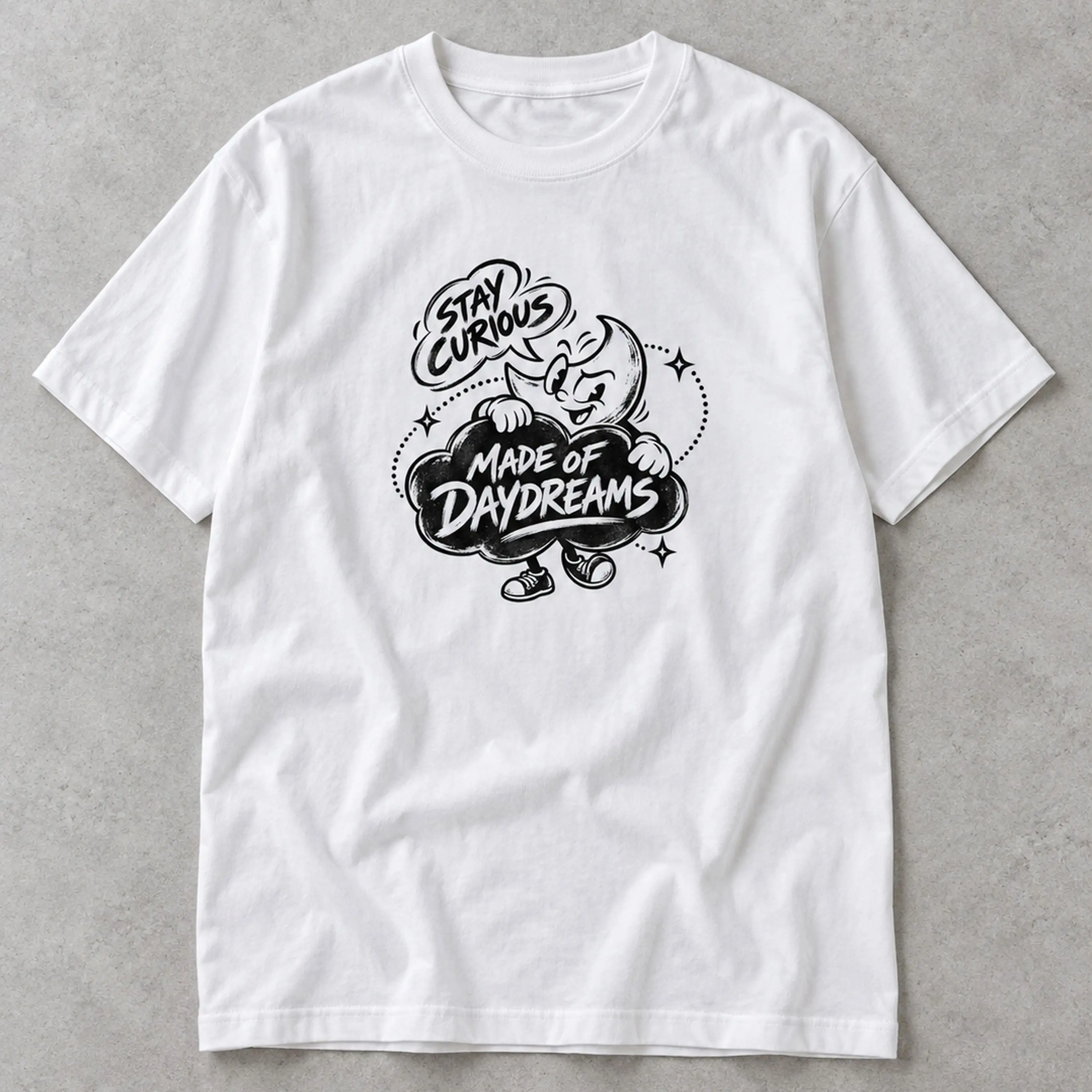 Daydream Moon Character Graphic T-Shirt