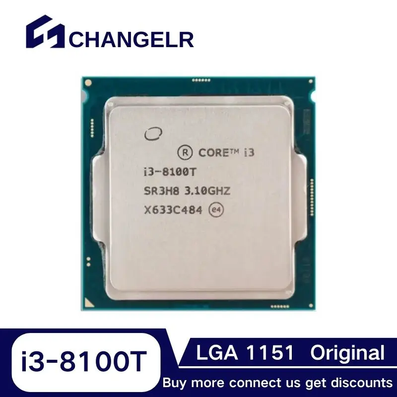 

Процессор Core i3-8100T SR3Y8 4 ядра 4 потока LGA1151 i3 ЦП 14 нм 3,1 ГГц 6 Мб L3 LGA1151