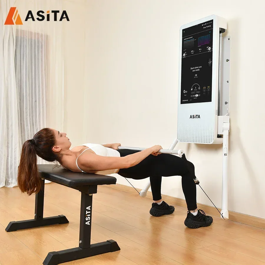 Newly Upgraded ASITA Multifunctional Home Fitness Equipment Tone Wall Mounted Smart Gym Dynamic Weight Strength