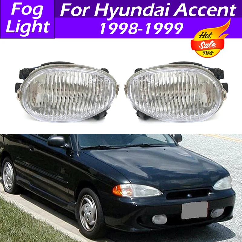 

92201-22300 92202-22300 Car Front Bumper Fog Light Fog Lamp Driving Lamp Assembly With Bulb Foglamp For Hyundai Accent 1998-1999