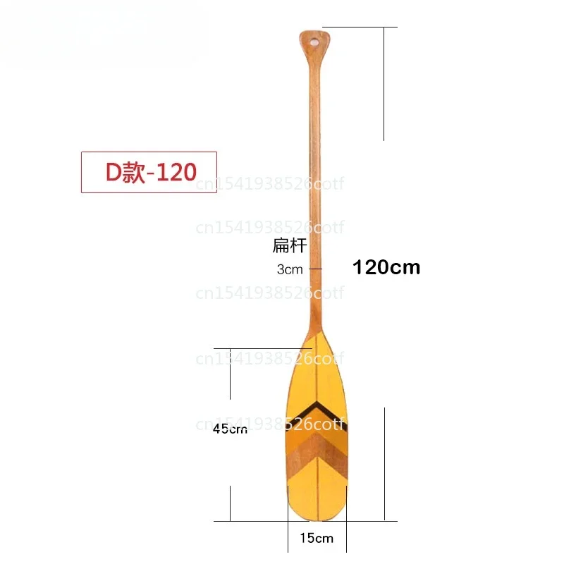 

120cm Vintage Style Decoration Wooden Rowing Boat Oars Canoe Paddle Customizable Pattern