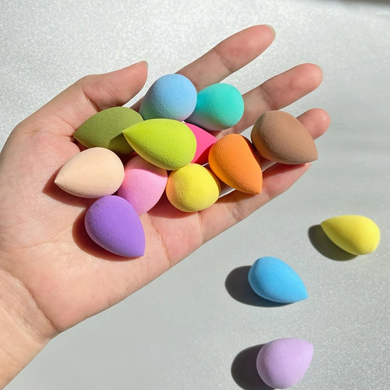 20/100Pcs Mini Beauty Egg Makeup Sponge Cosmetic Puffs Dry&Wet Sponge Cushion Foundation Powder Beauty Tool Make Up Accessories