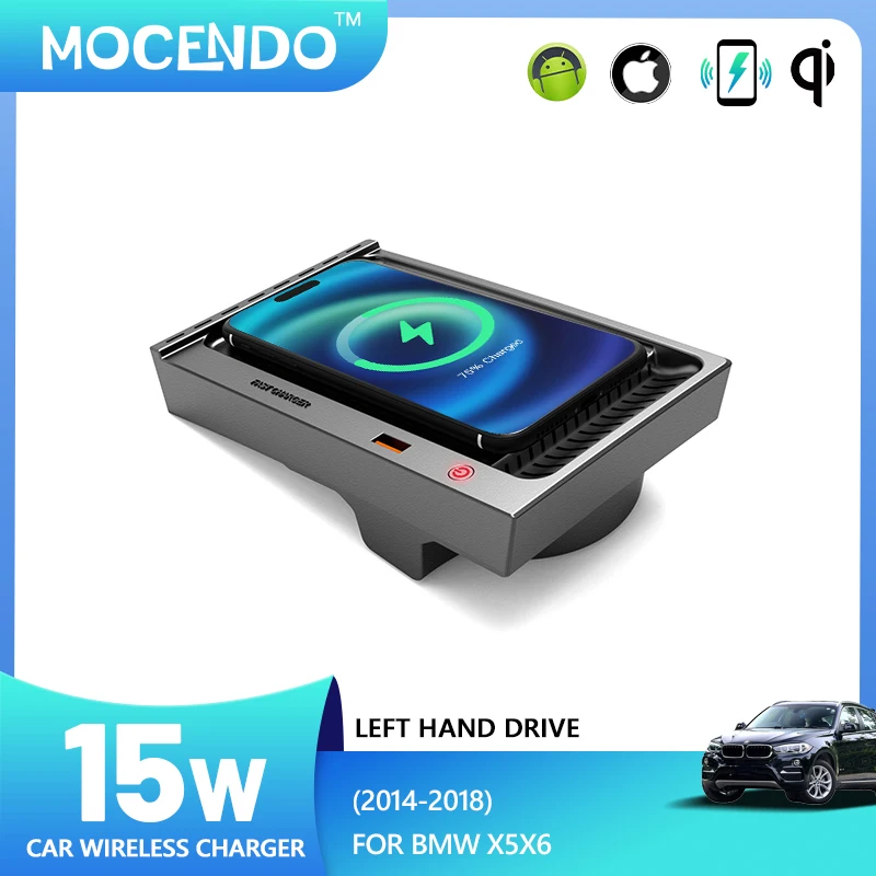 

Wireless Charger For BMW X5X6 2014-2018 LHD Mobile Phone USB Charging Accessories cars accessories car charger adapter